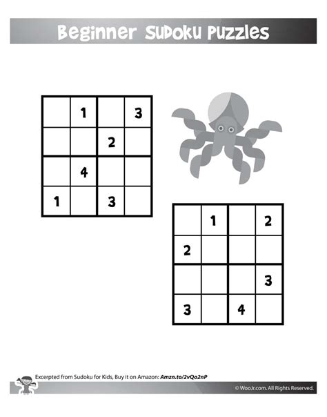 How To Solve 4x4 Sudoku Puzzle For Kids Online Pdf And Printable Also
