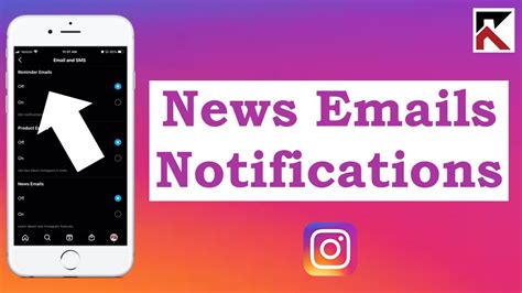How To Turn Off News Emails Notifications Instagram App Youtube