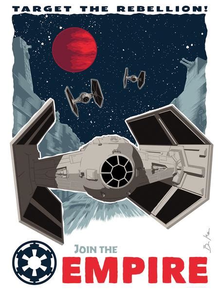 The Blot Says Star Wars “target The Rebellion” Screen Print By