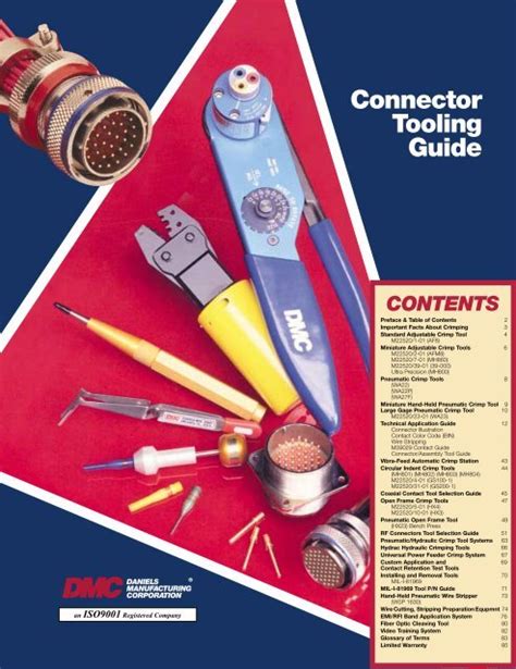 Connector Tooling Guide Aeroelectric Connection