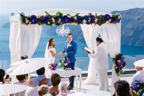 Melody And Ian Santorini Weddings Wedding Venue Wedding Ceremony And