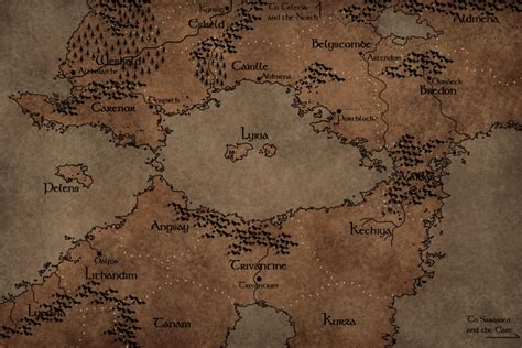 The Gulf Fantasy Map By Cirias On Deviantart