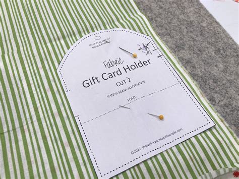 How To Make A Gift Card Holder Simple Sewing Project You Make It