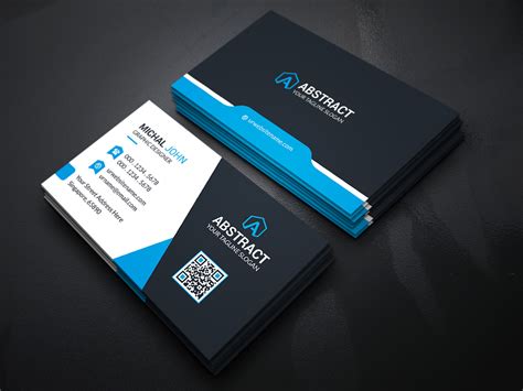 Select a shape, paper and finish to personalise it! Dark Elegant Business Card Template · Graphic Yard ...