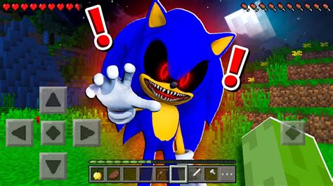 Sonic Exe Attacked Me In Minecraft Pocket Edition Youtube