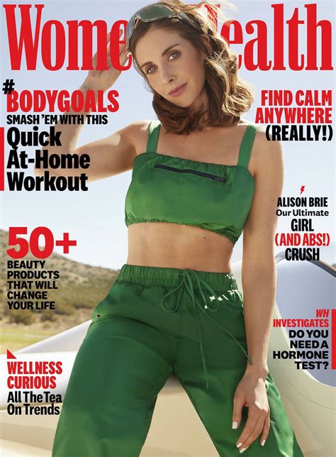 Alison Brie Sexy Toned Body In Womens Health Us Magazine Photoshoot May 2020 Gallery
