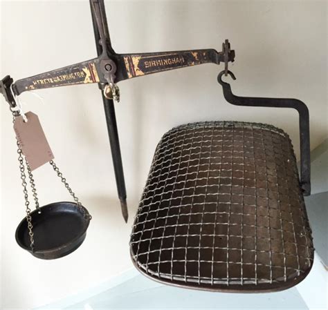 Rare Fishmongers Scales In The Antique Kitchen