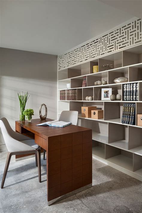 Boxed Shelving Home Office Design Home Office Decor