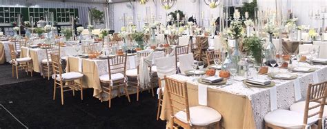 Have a lowkey dinner party japanese style by sitting on the ground! Party Rentals: Party Tables And Chairs Setup | ABC ...