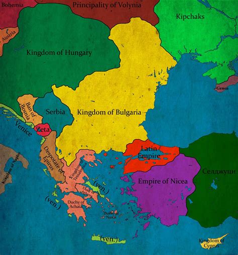 Bulgaria Under King Kaloioan Circa 1207 Ad Avrupa Tarihi Eski