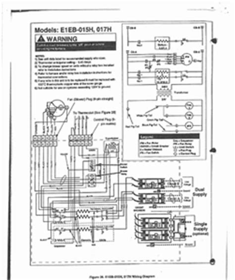 I am trying to install a relay. Wiring diagram for electric furnance model E1EB-015HA - Fixya