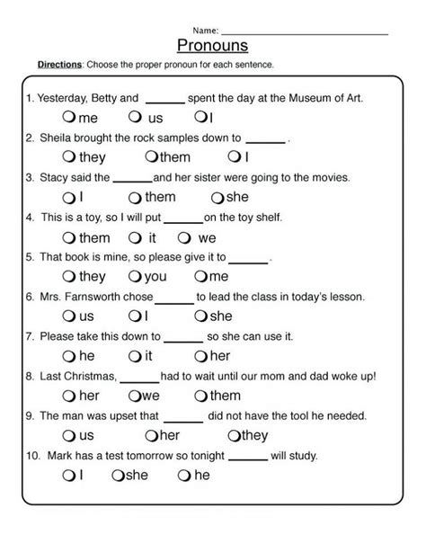 You can access ncert 2nd class english marigold 2 book at vedantu. 2nd Grade English Worksheets | Pronoun worksheets, 1st ...