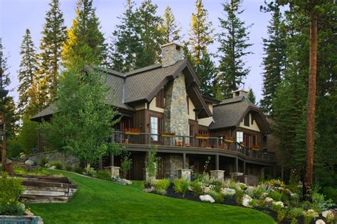 Lake Home Craftsman Exterior Boise By Mccall Design And Planning
