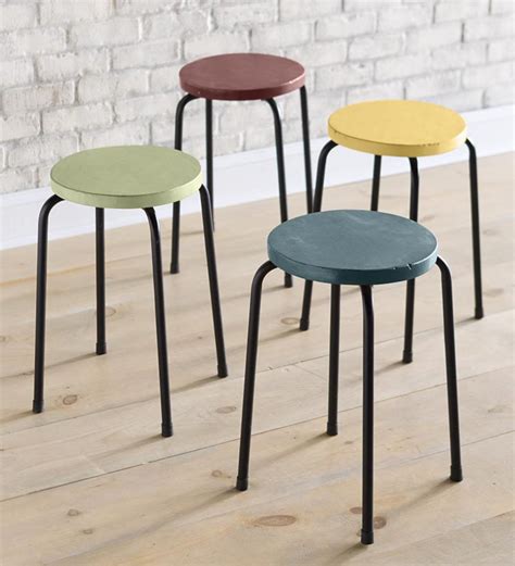 Stackable Stools Set Of 4 Plowhearth