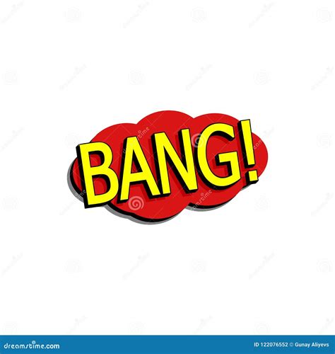 Comic Speech Bubble With Expression Text Bang Vector Bright Dynamic