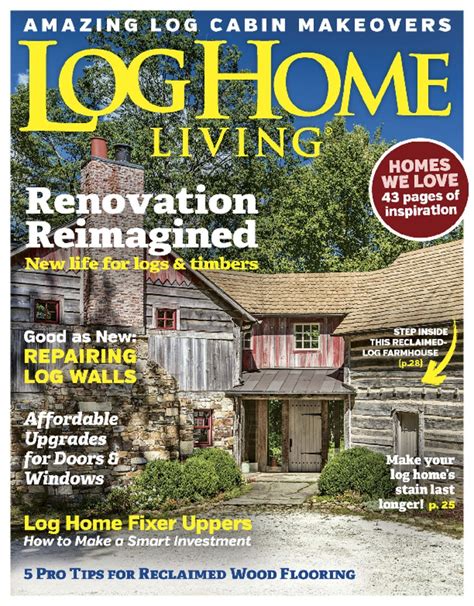 We live up to our reputation of bringing you the best. Log Home Living Magazine | Guide to Log Homes ...