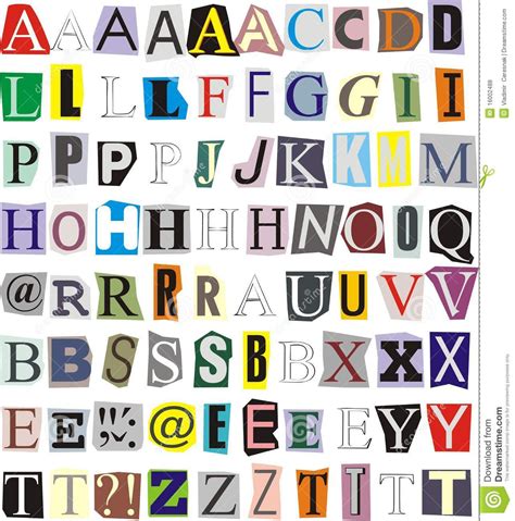 Cut Out Printable Letters Free