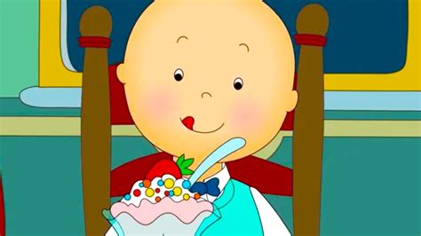 Caillou en Français - Caillou et dessert cinq étoiles | dessin animé