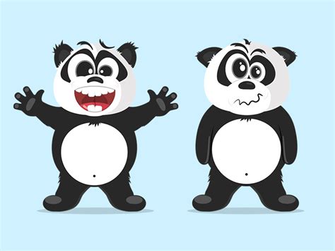 Crazy Pandas For Secret Project By Arek Płatek On Dribbble