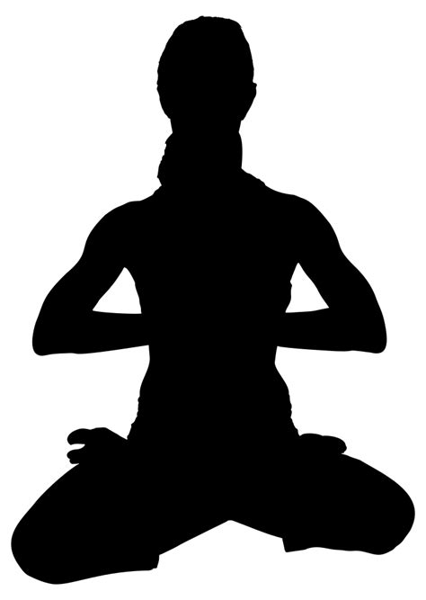 Onlinelabels Clip Art Female Yoga Pose 20 Silhouette