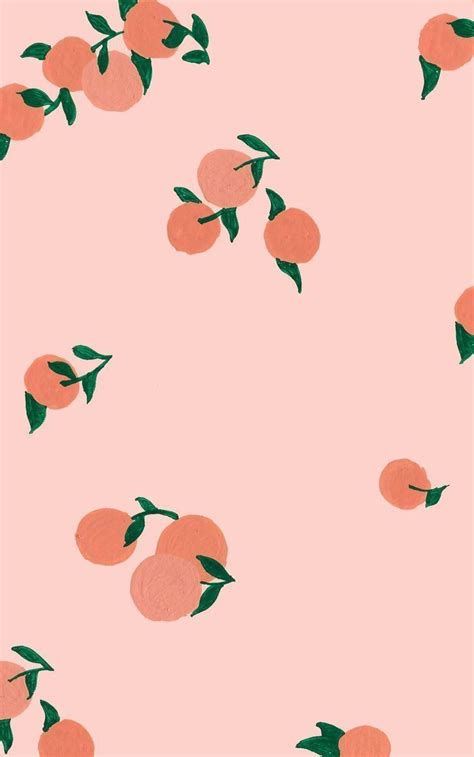Just Peachy Designs Fruit Wallpaper Aesthetic Iphone
