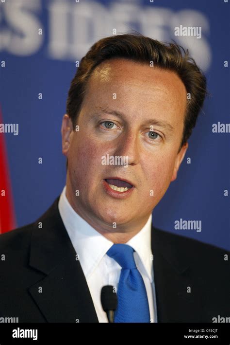 David Cameron British Prime Minister 27 May 2011 International Media