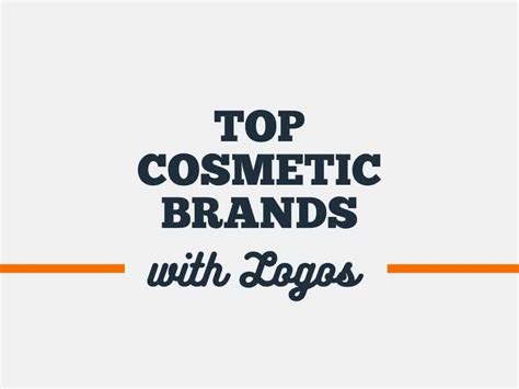 Cosmetic Brands Logos