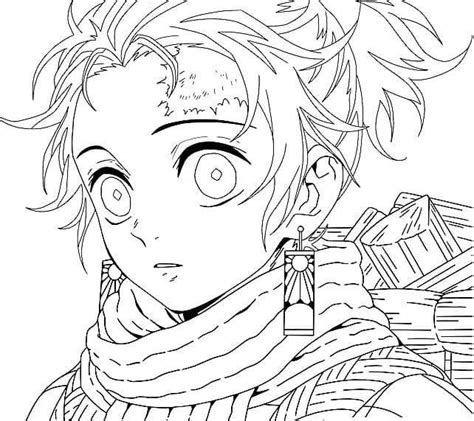 Demon Slayer Tanjiro Coloring Pages