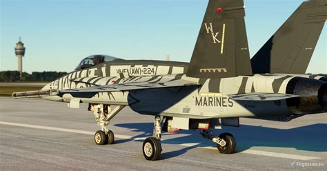Marine All Weather Fighter Attack Squadron 224 Vmfaaw224 F 18c Cag