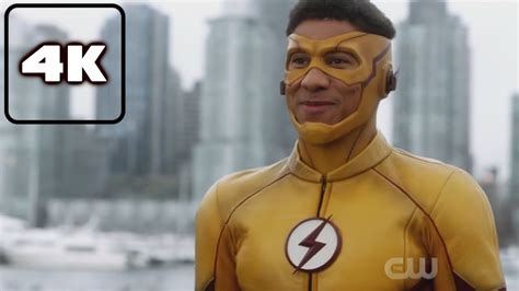 The Flash 6x14 Kid Flash Using His Speedforce All Scenes 4k Youtube