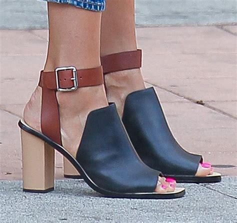 Jessica Alba Spotted Out Shopping In Loeffler Randall Maisy Ankle