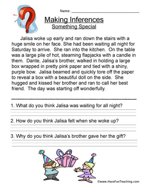 Inference Worksheets Have Fun Teaching Reading Worksheets Inference Activities Making