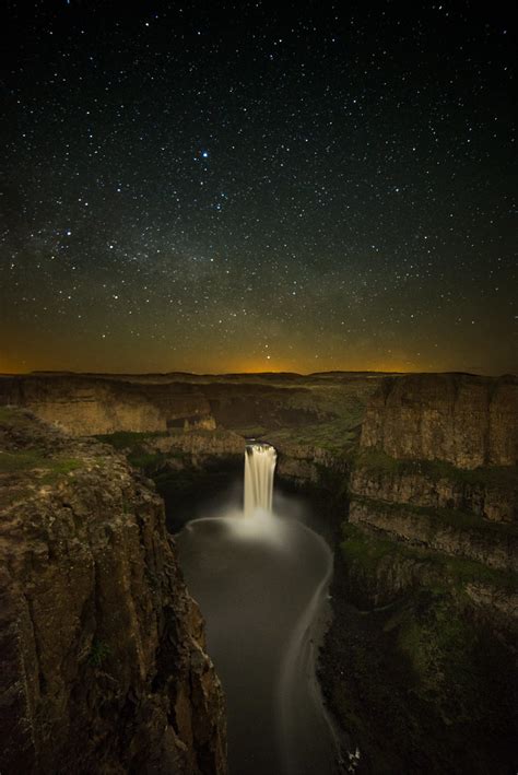 Palouse Falls Under The Stars Heres Another Composition F Flickr