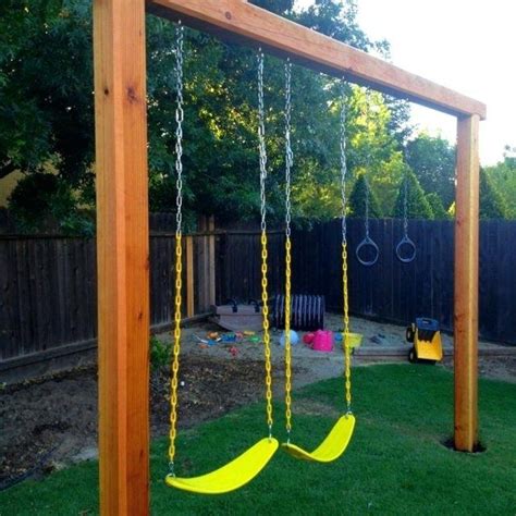 Fresh How To Make A Swing Set with regard to How To Build A Swing Frame ...