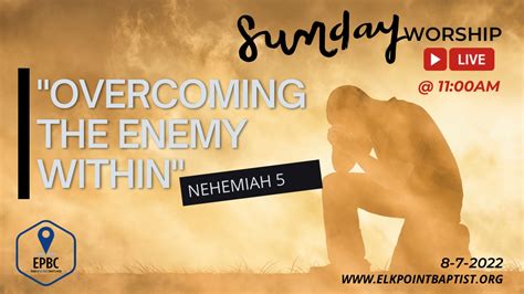 Overcoming The Enemy Within Faithlife Sermons