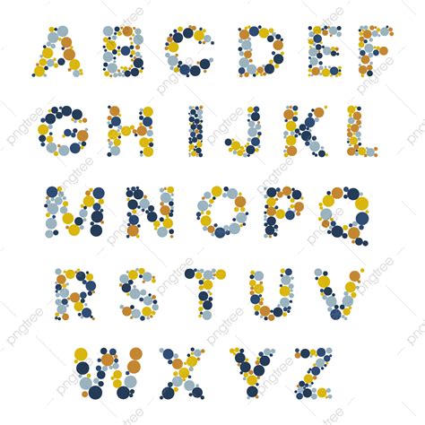 Colorful Alphabet Png Full Hd Vector Font Made Of Paint Floral Text
