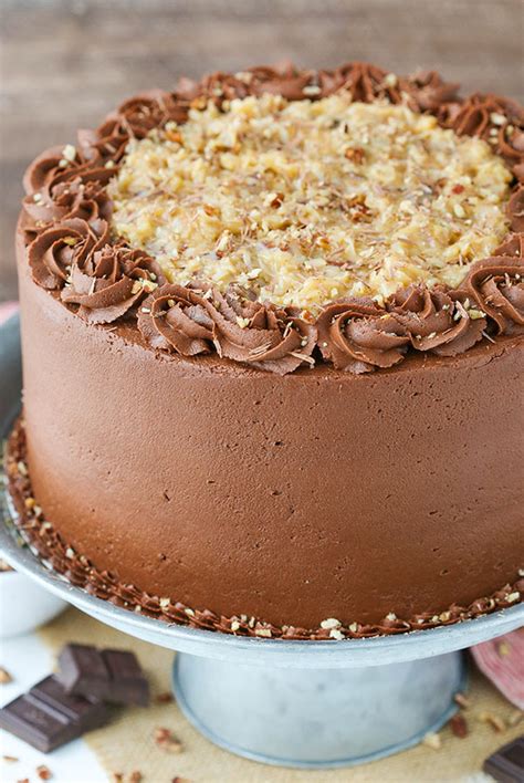 A healthy german chocolate cake meant for one person. german chocolate frosting without egg yolks
