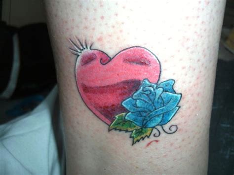 Heart And Rose Tattoo Tattoos Designs