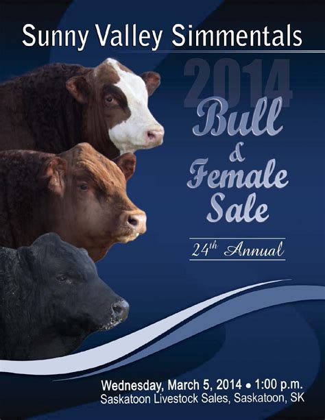 24th Annual Sunny Valley Simmentals Bull And Female Sale By Bohrson