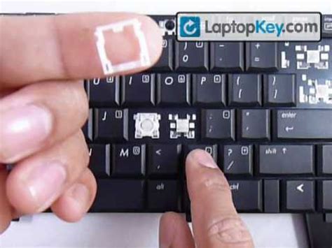 How do you put a key back on a laptop? Individual Laptop Keyboard Keys HP Compaq Pavillion Fix ...