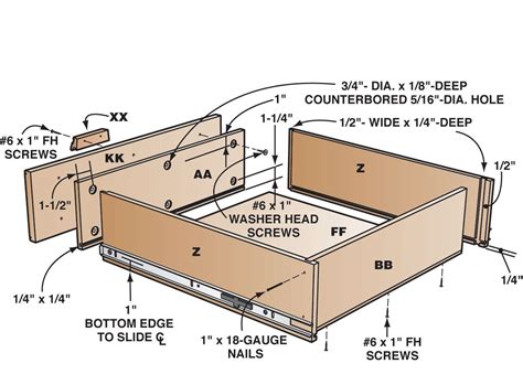30in base cabinet carcass frameless rogue engineer. Drawer construction how-to illustration | Woodworking ...
