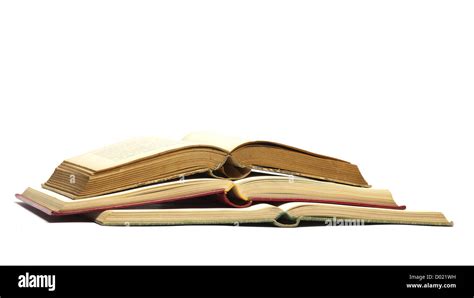 Open Old Books Stock Photo Alamy