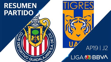 Resumen Y Goles Guadalajara Vs Tigres UANL Liga BBVA MX Apertura