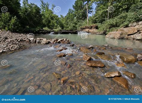 Flowing Rocky Creek Clear Clean Water Stock Photo Image Of Cascade