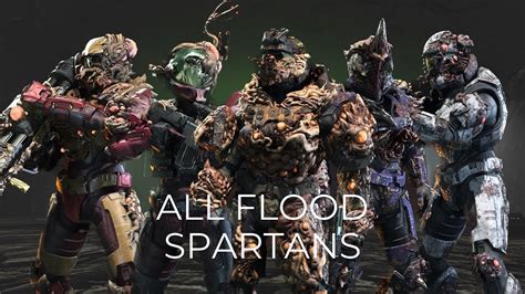 All The Flood Spartans Before And After Infection Halo Infinite Youtube