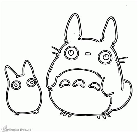 My Neighbor Totoro Coloring Pages Coloring Home