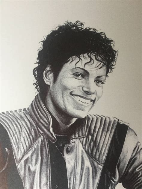 1169 X 1653 Drawing Of Michael Jackson In Black Ballpoint Etsy Uk
