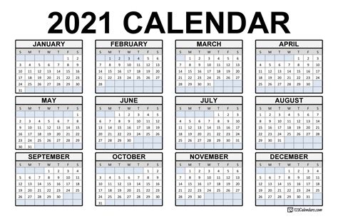Free Printable Calendar 2021 Time And Date Time And Date Calendar