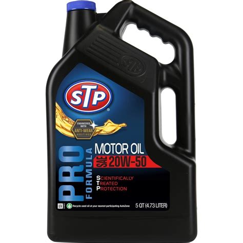 Stp Pro Formula 20w 50 Conventional Engine Oil 5 Quart