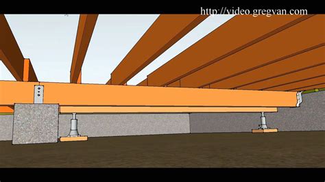 How To Use Beams And Jacks To Replace Girder Beam Conventional Floor Framing Repairs Youtube